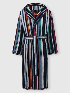 Accappatoio Chandler in spugna di cotone con lurex