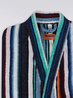 Accappatoio Chandler in spugna con lurex