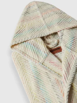 Accappatoio Harmony in spugna di cotone chevron