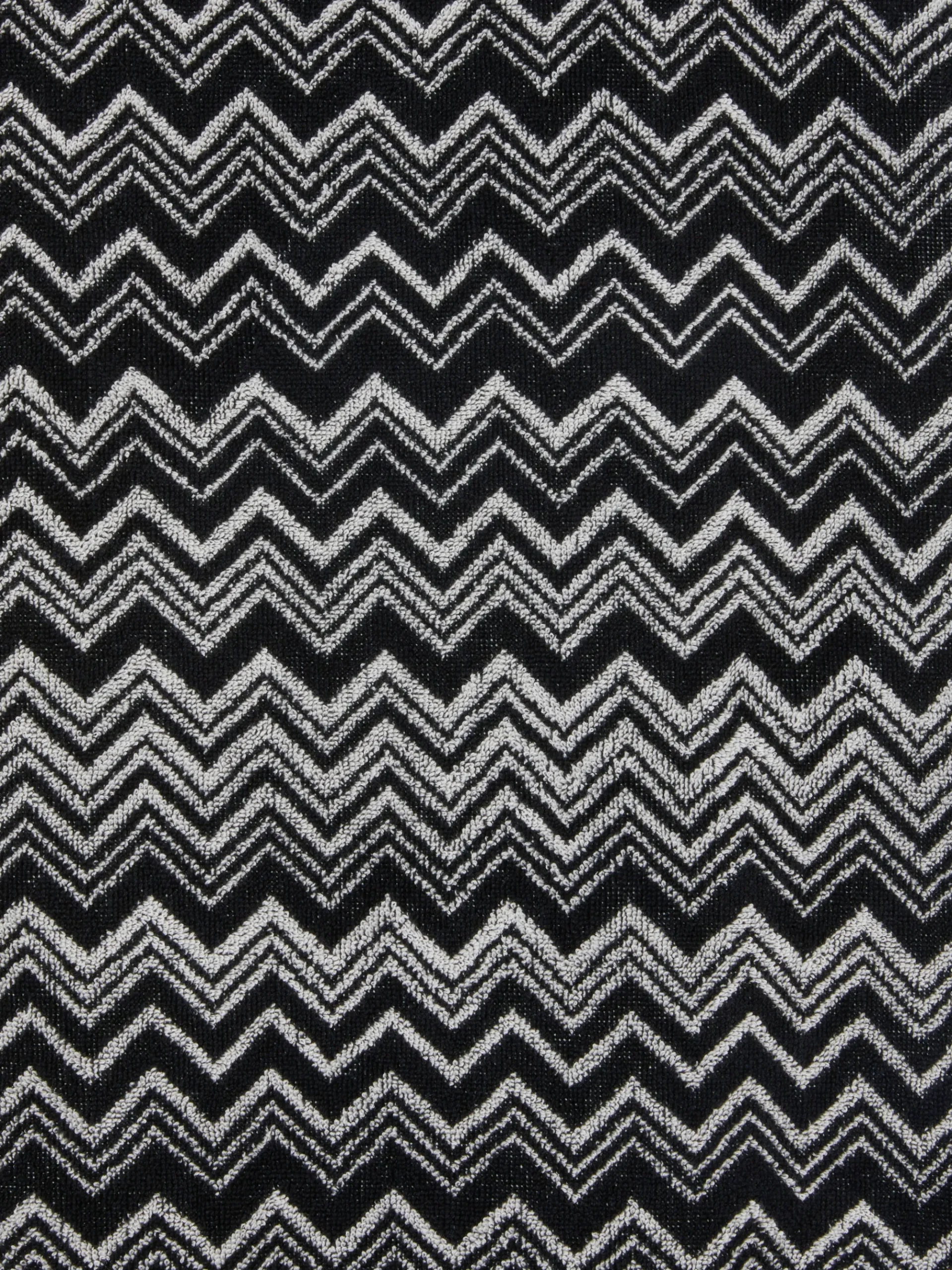 Accappatoio Keith in spugna di cotone chevron