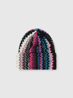Beanie in lana e viscosa