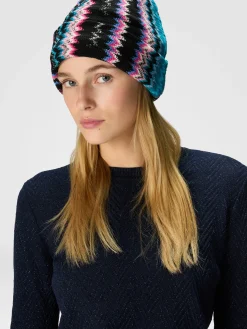 Beanie in lana e viscosa