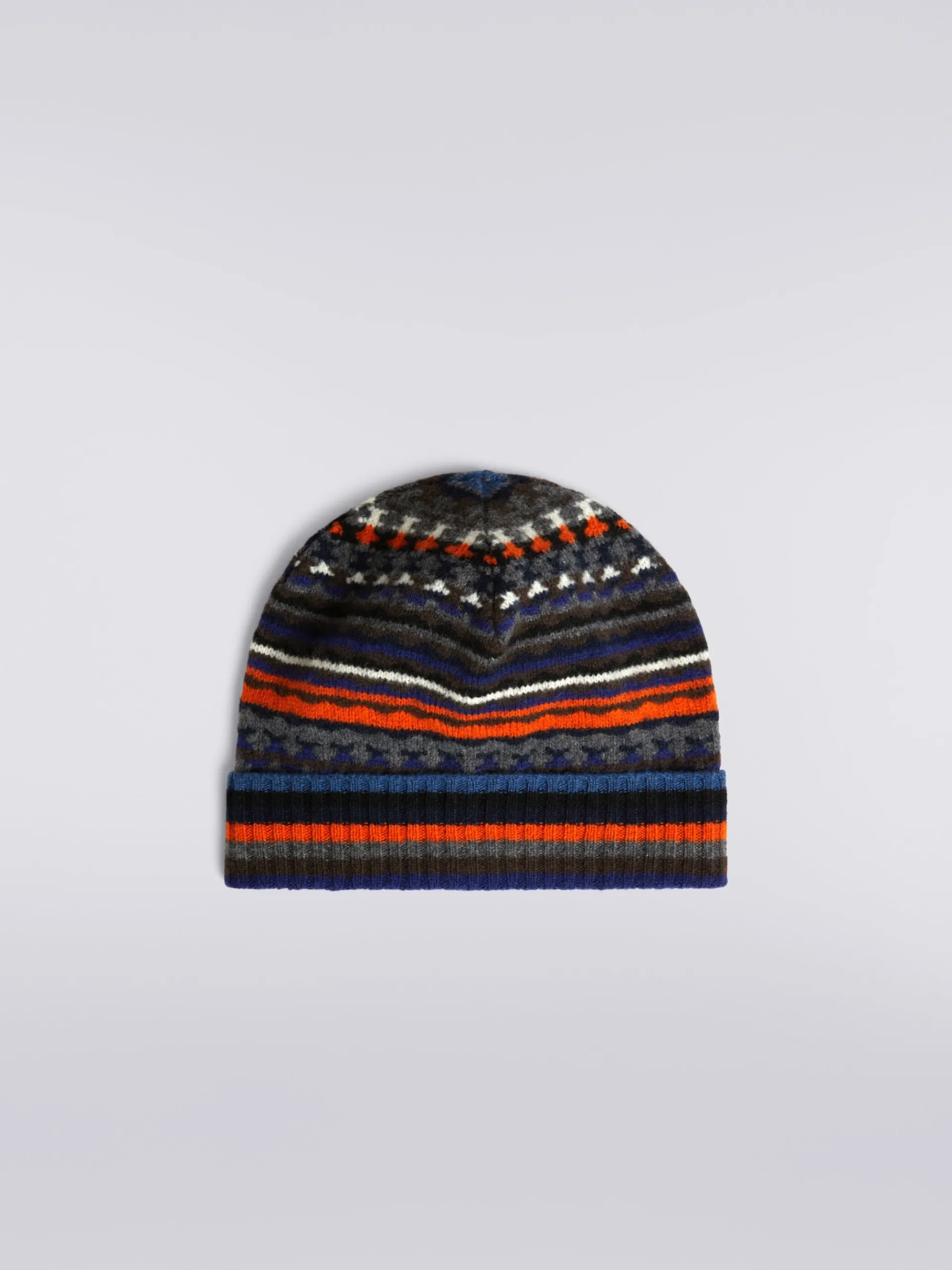 Beanie in lana jacquard