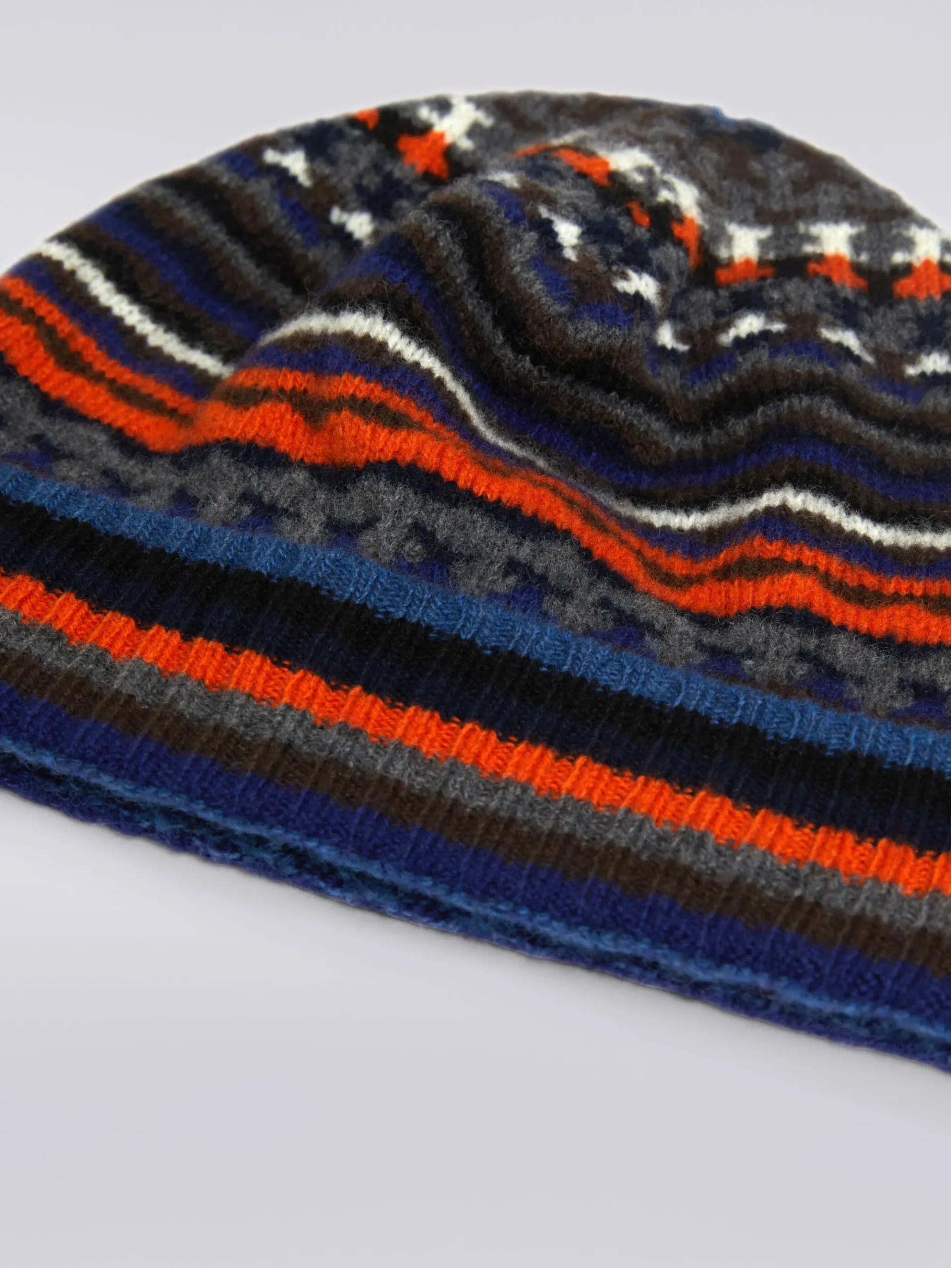 Beanie in lana jacquard