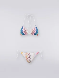 Bikini motivo onda con lurex