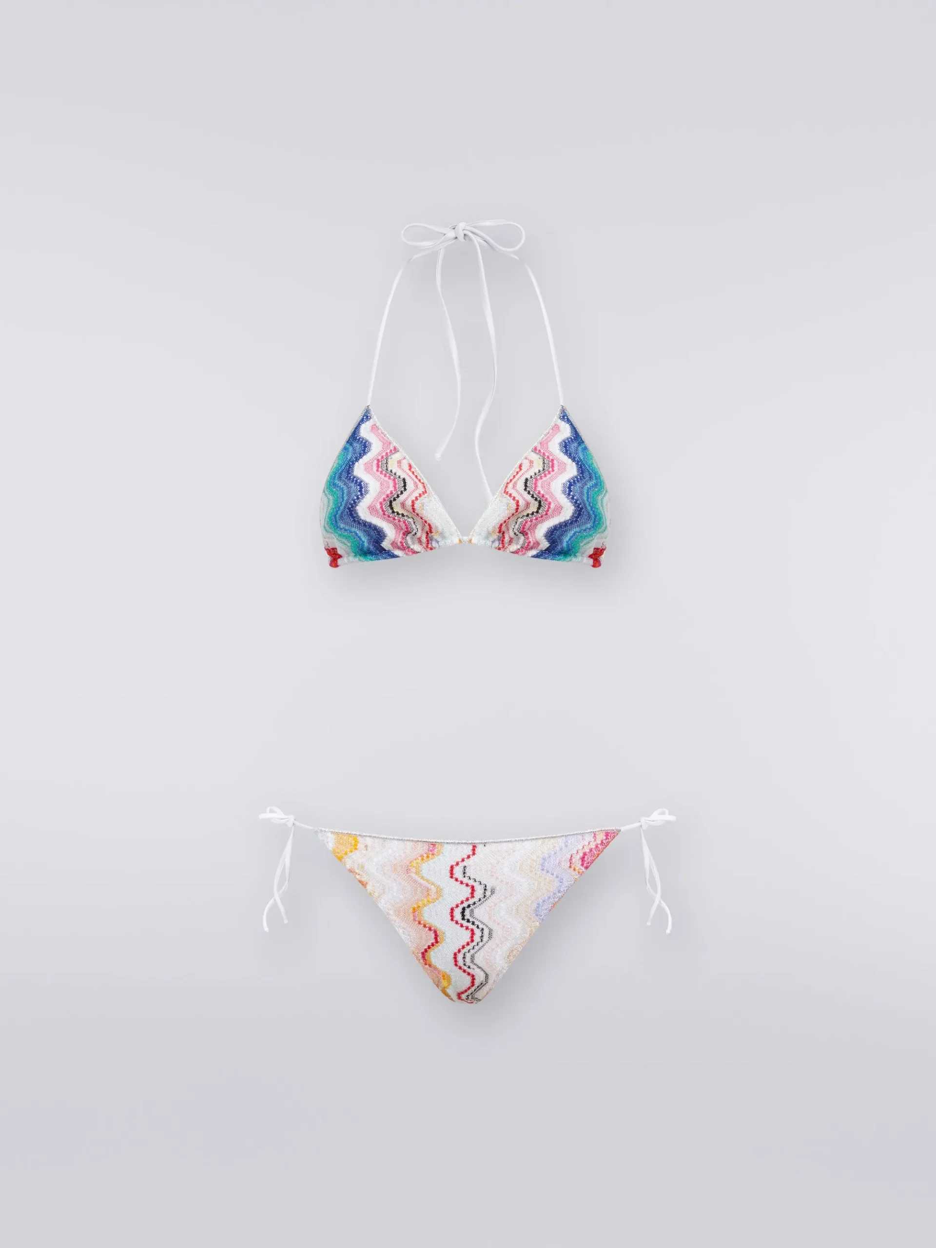 Bikini motivo onda con lurex