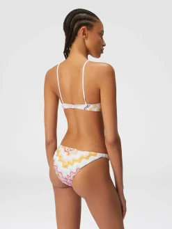 Bikini motivo onda con lurex