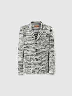 Blazer destrutturato in cachemire mélange