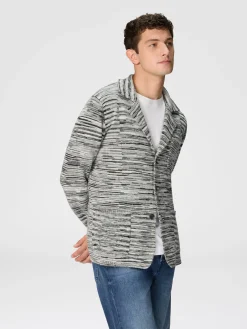 Blazer destrutturato in cachemire mélange