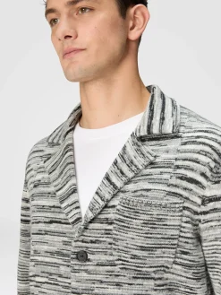 Blazer destrutturato in cachemire mélange
