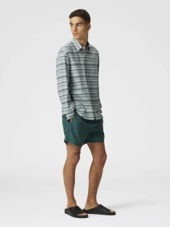 Boxer mare con zig zag tono su tono