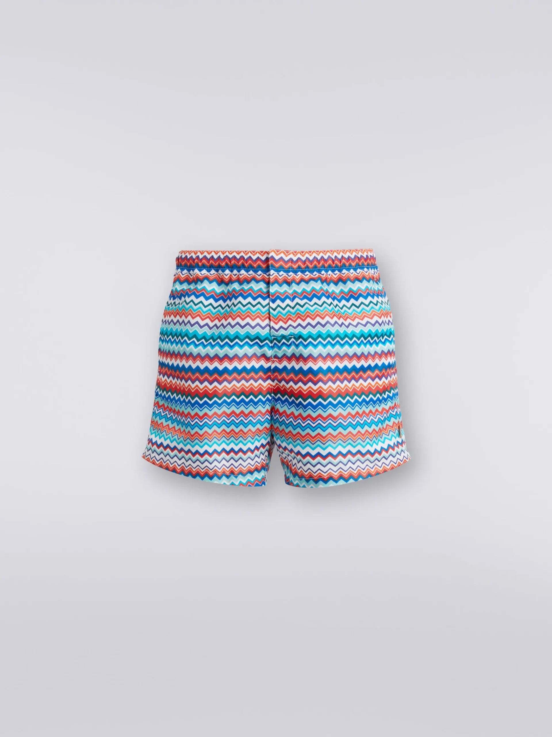 Boxer mare in nylon stampa zig zag