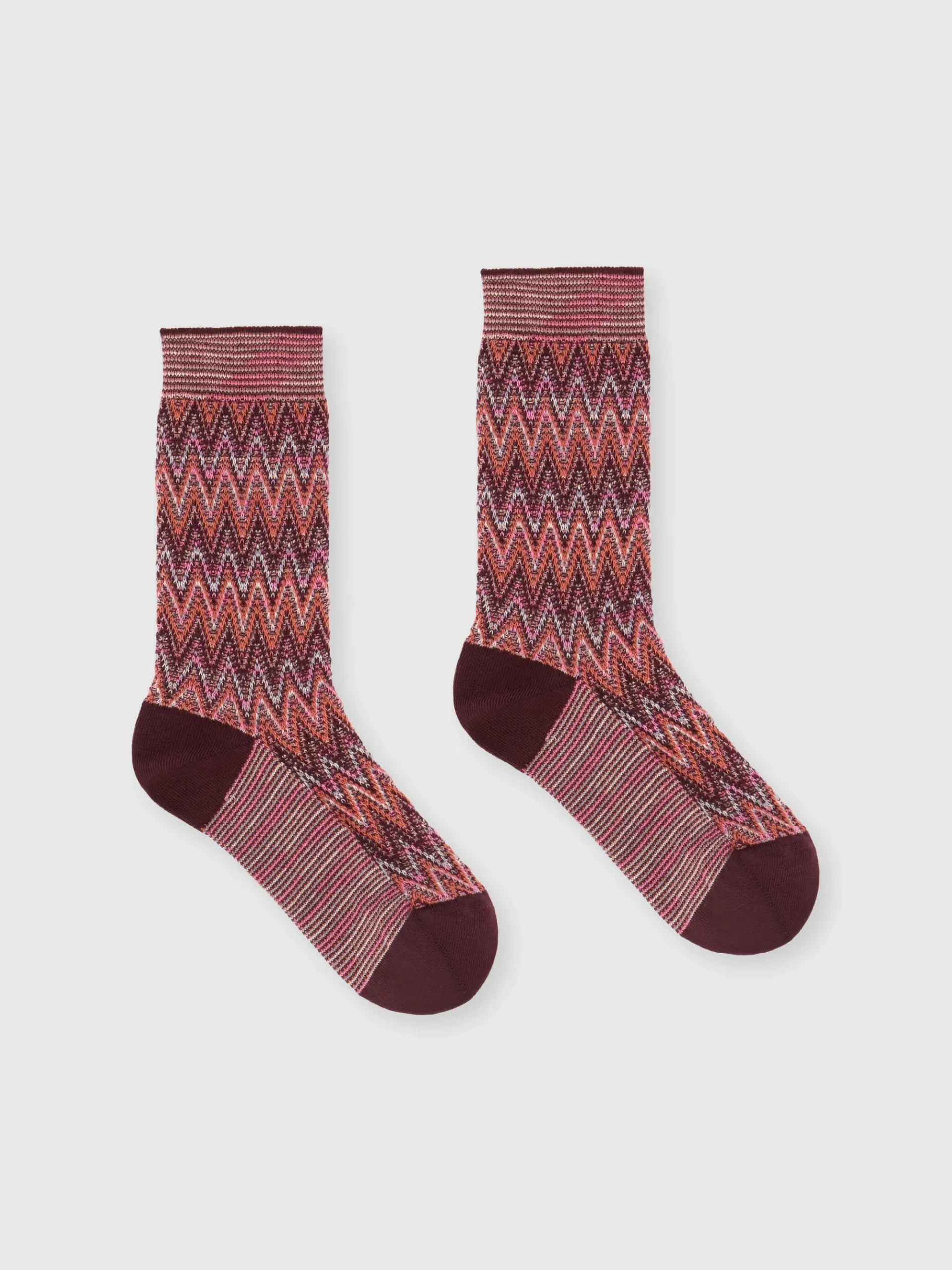 Calzini in cotone chevron