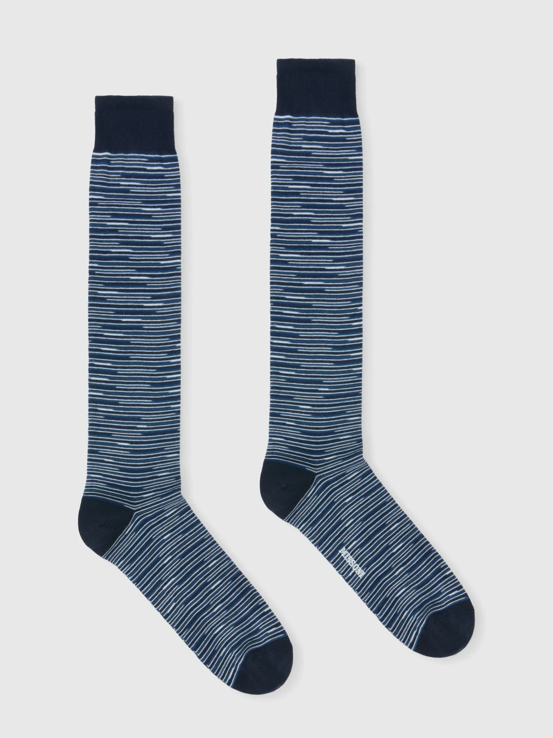 Calzini in misto cotone fiammato