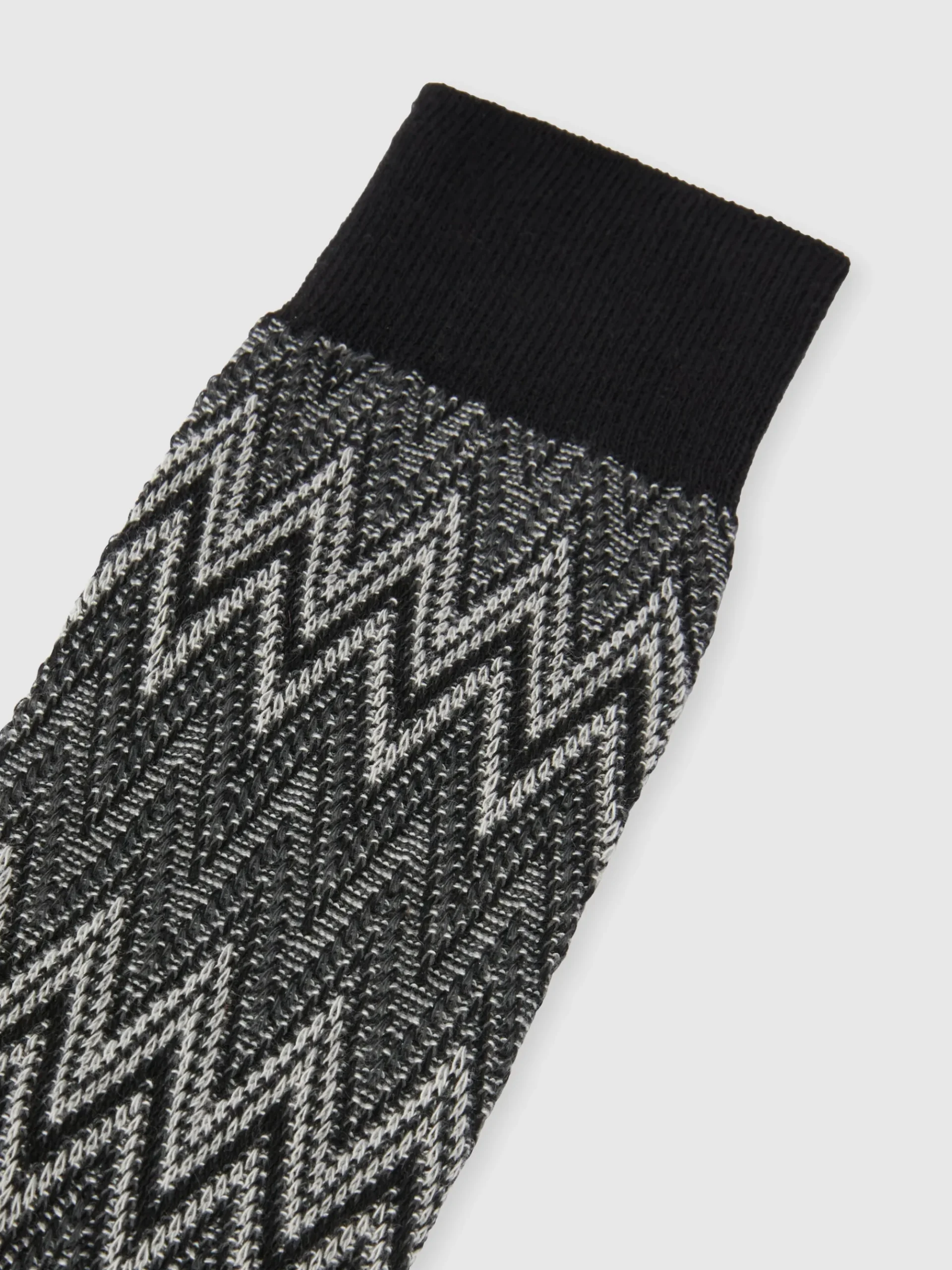 Calzini in misto cotone zig zag
