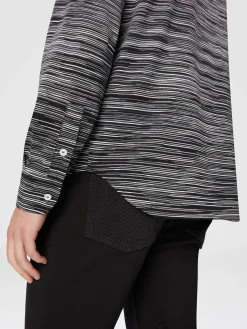 Camicia in jersey di cotone fiammato