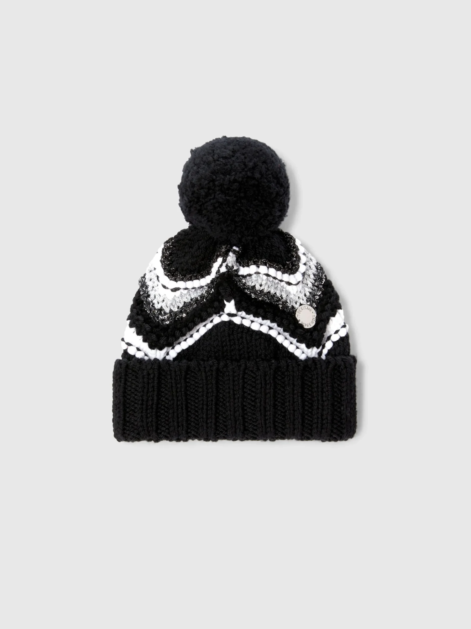 Cappello in misto lana lamé