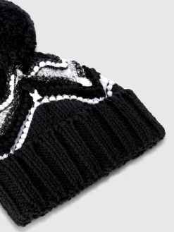 Cappello in misto lana lamé