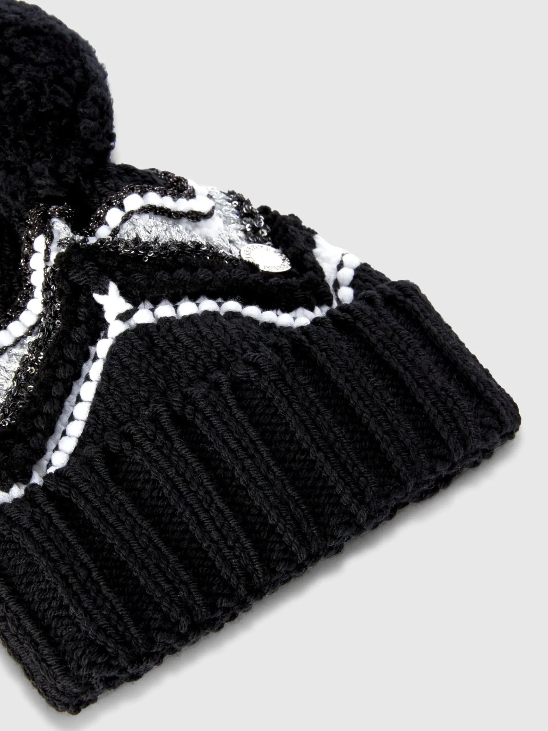 Cappello in misto lana lamé
