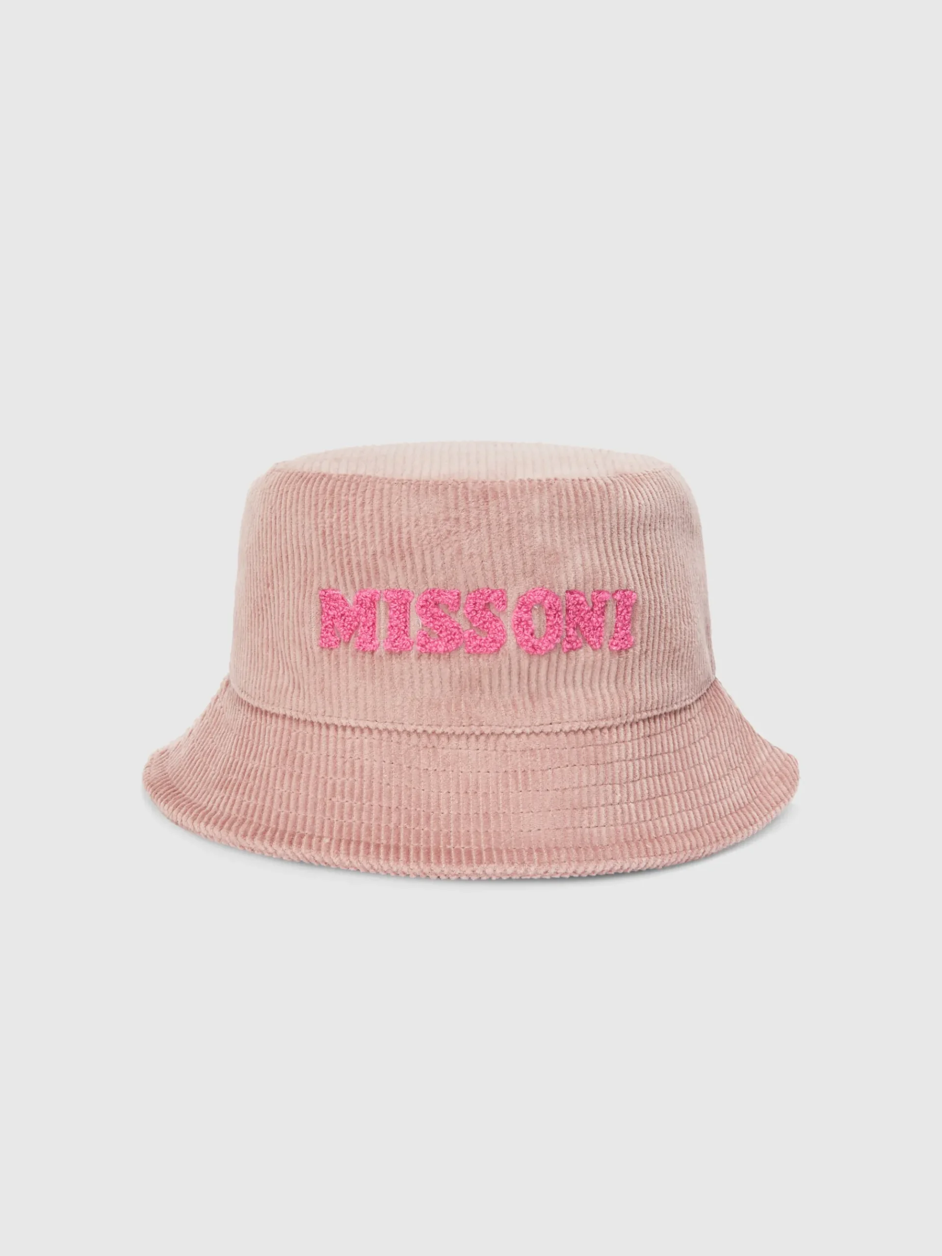 Cappello in velluto di cotone millerighe