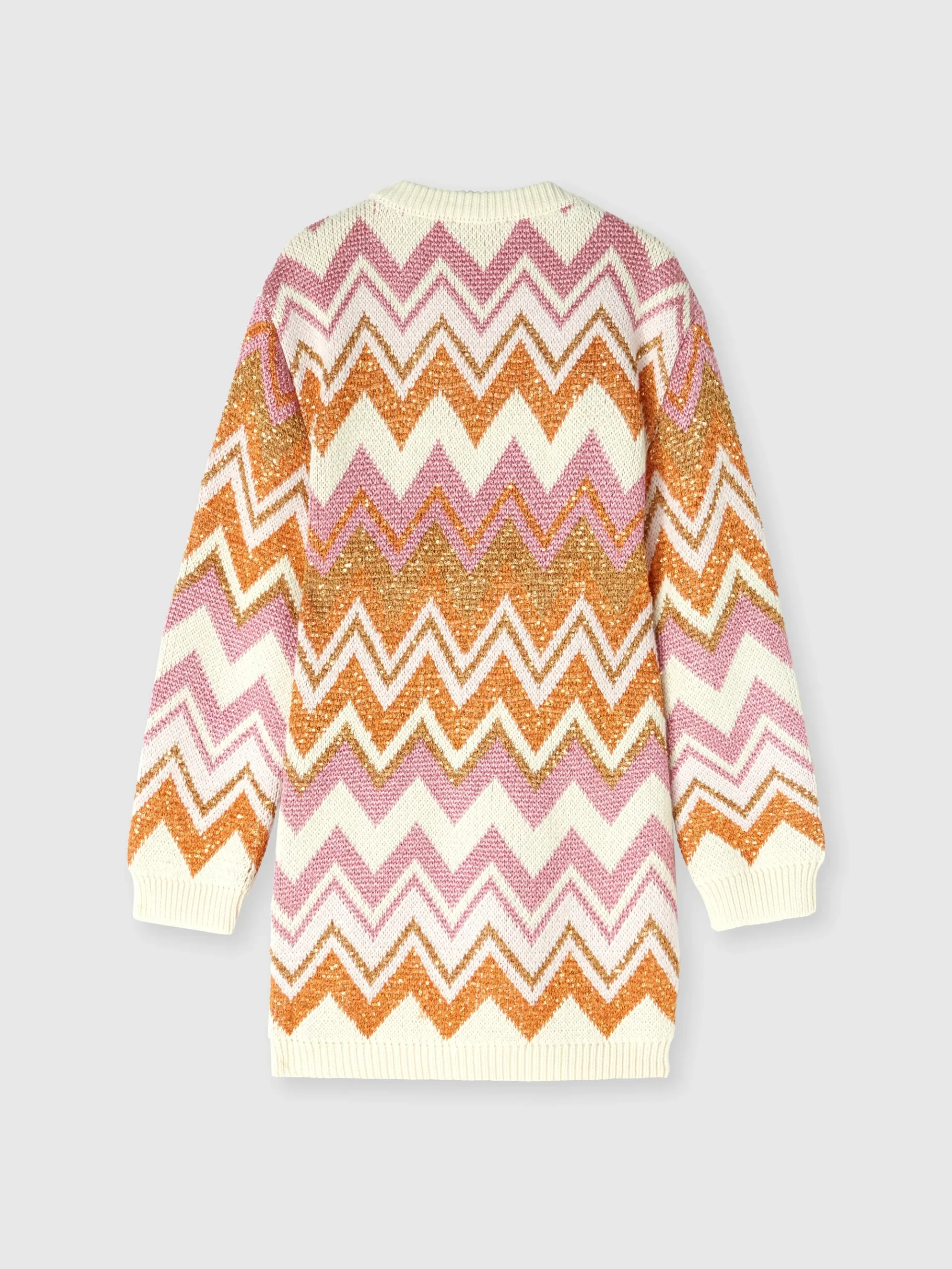 Cardigan in misto cotone e cachemire lamé