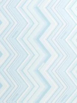 Coperta in cotone stretch zig zag con scritta logo
