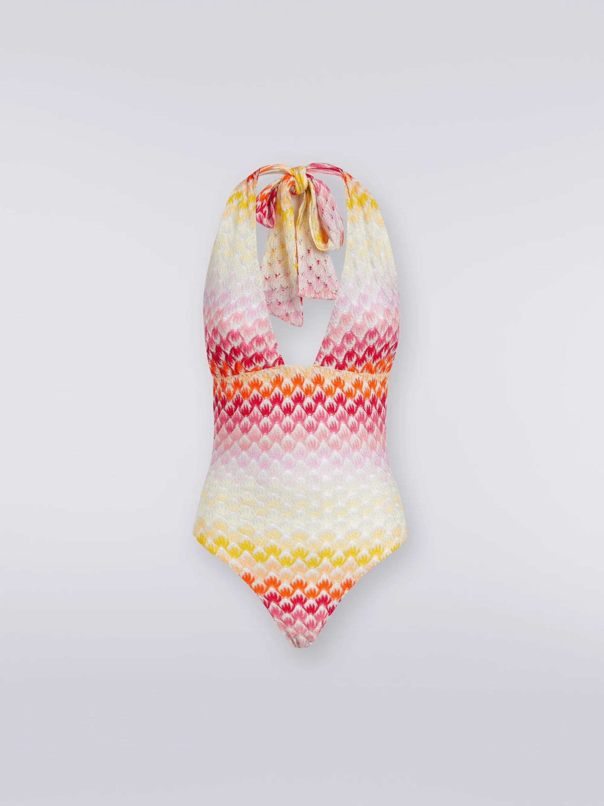 Costume intero effetto pizzo dégradé con lurex