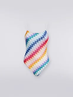 Costume intero zig zag con lurex