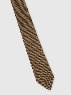 Cravatta in maglia misto lana