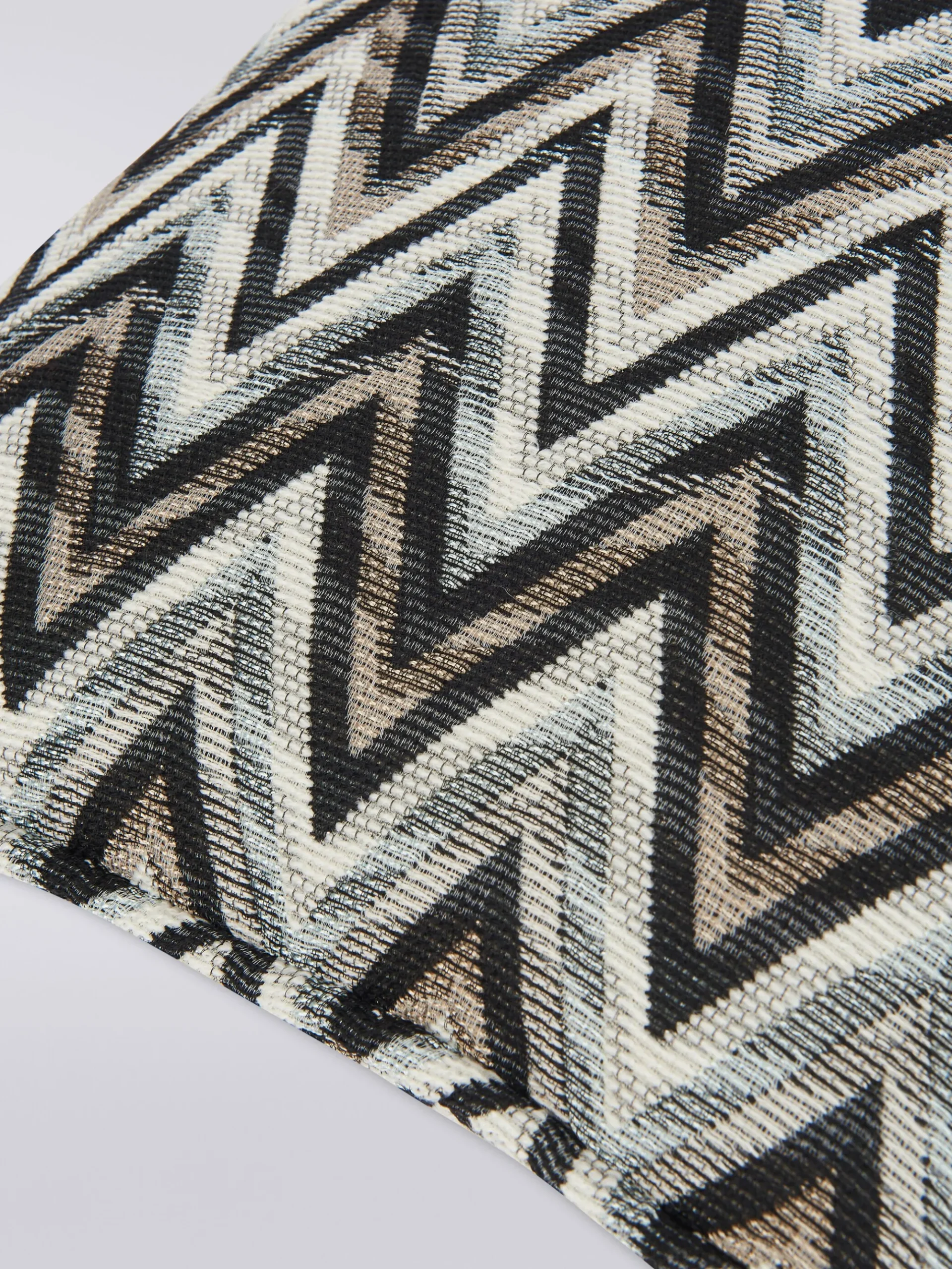 Cuscino Bleatched 40x40 cm chevron effetto 3D