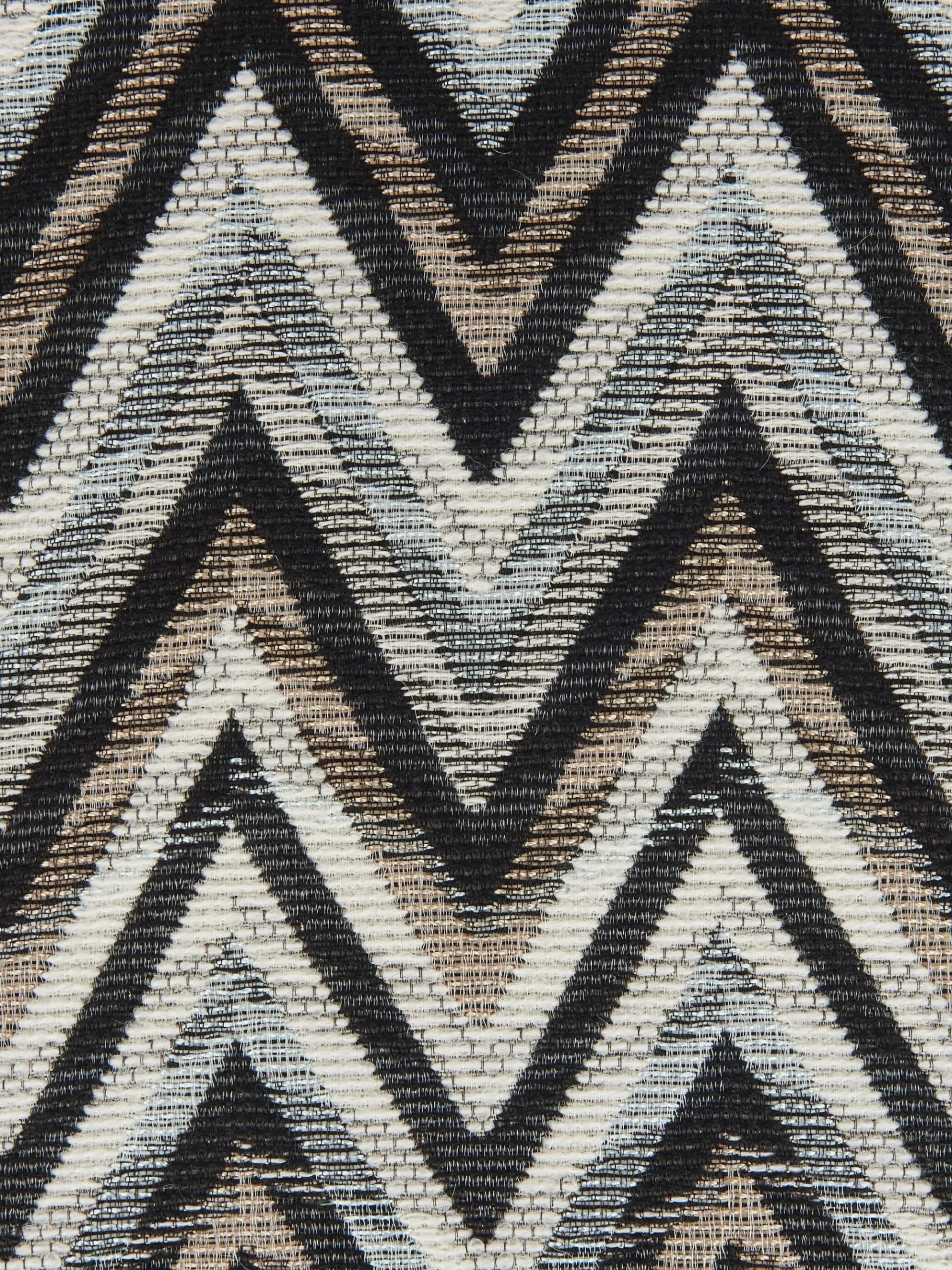 Cuscino Bleatched 40x40 cm chevron effetto 3D