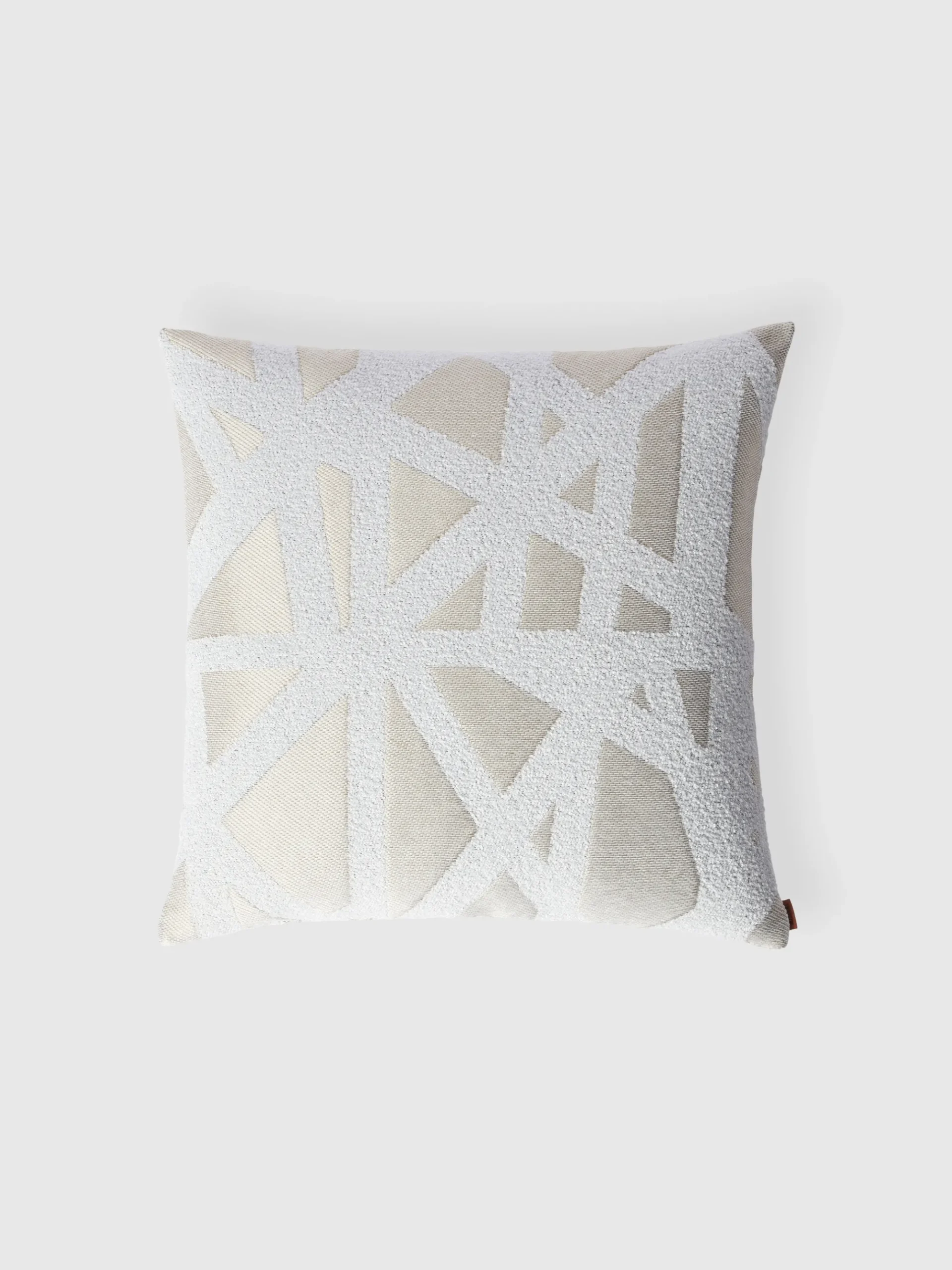 Cuscino da esterno Nastri bouclé 50x50 cm