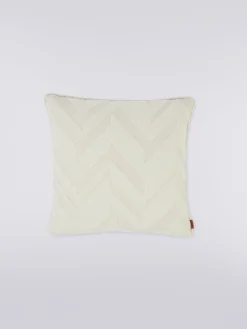 Cuscino Orme 40x40 cm lavorazione jacquard effetto 3D