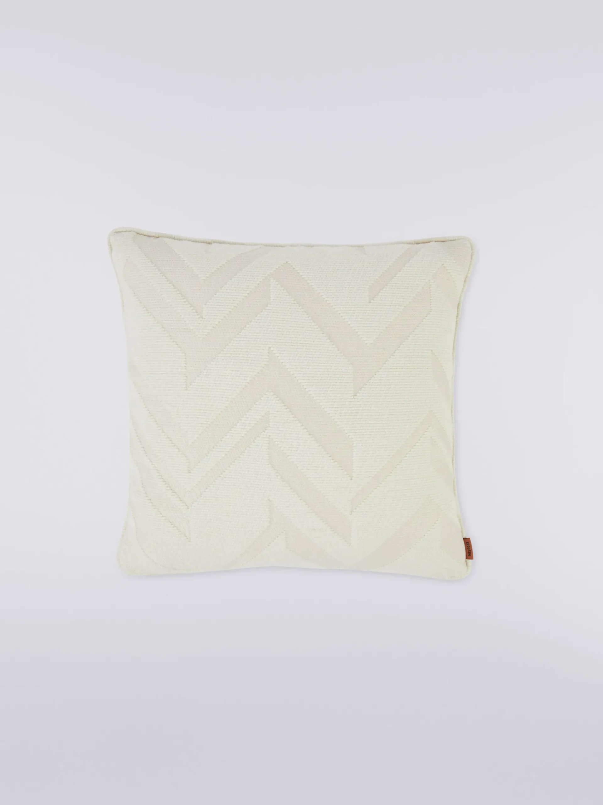Cuscino Orme 40x40 cm lavorazione jacquard effetto 3D