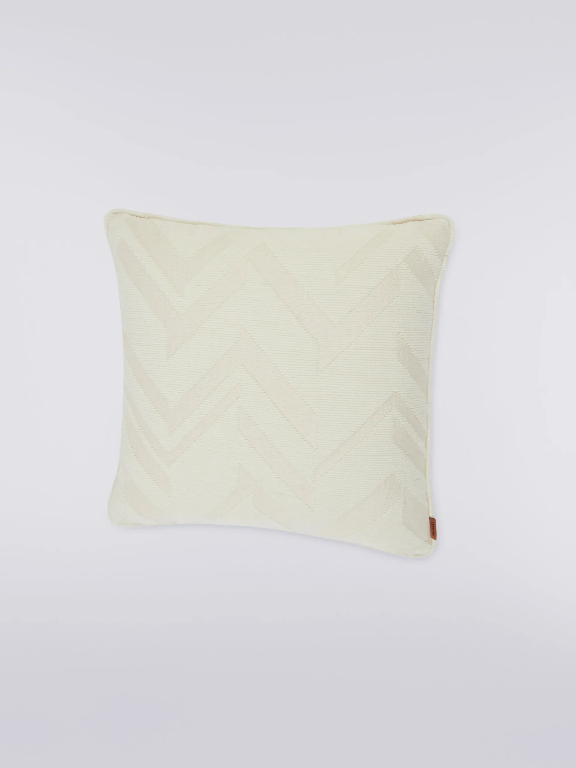 Cuscino Orme 40x40 cm lavorazione jacquard effetto 3D