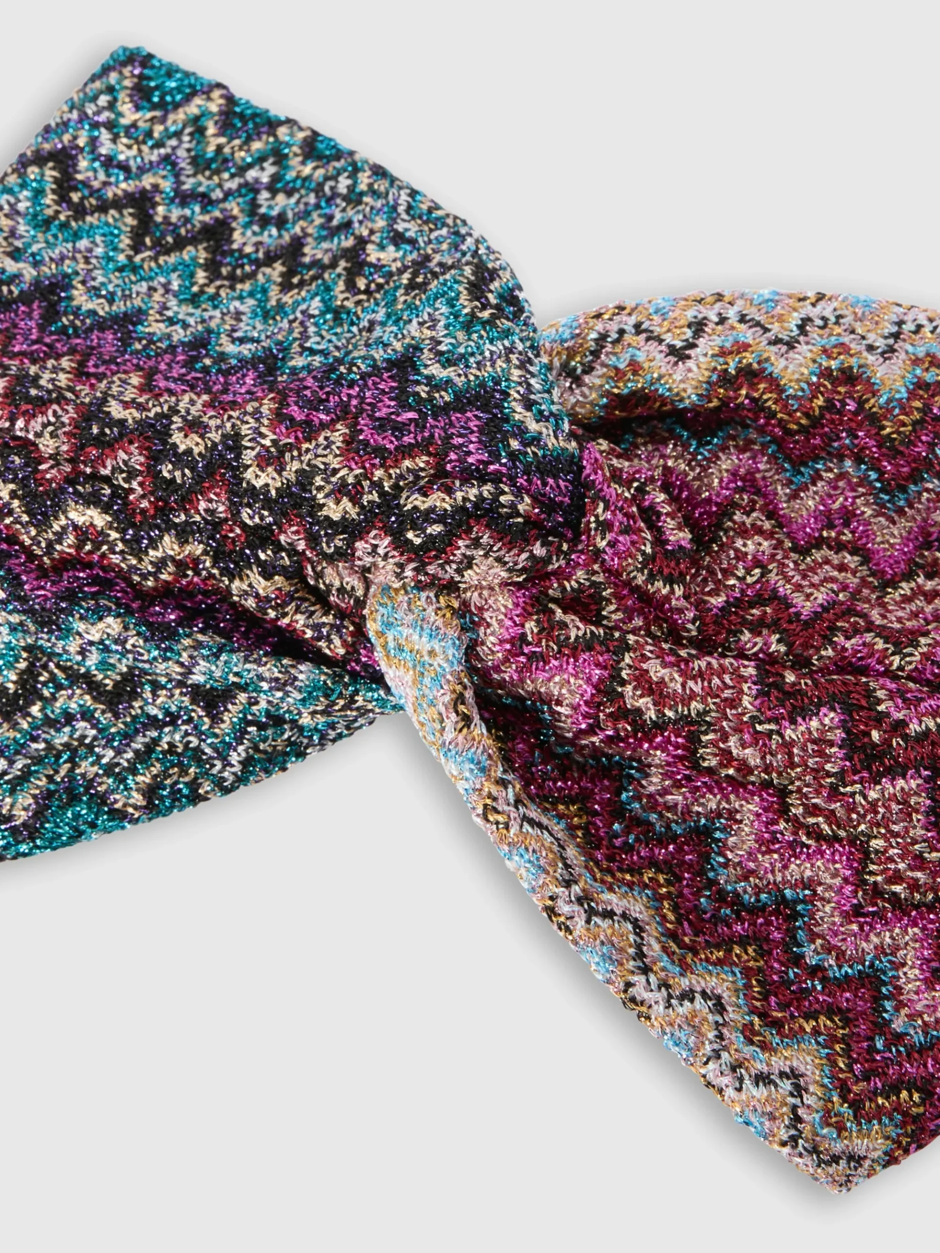 Fascia per capelli zig zag