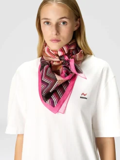 Foulard in seta stampa patchwork