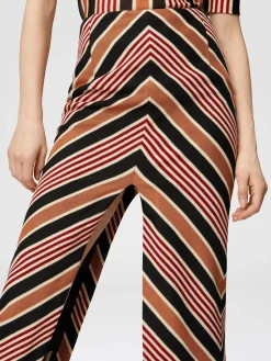 Gonna lunga con maxi-spacco in cotone e viscosa