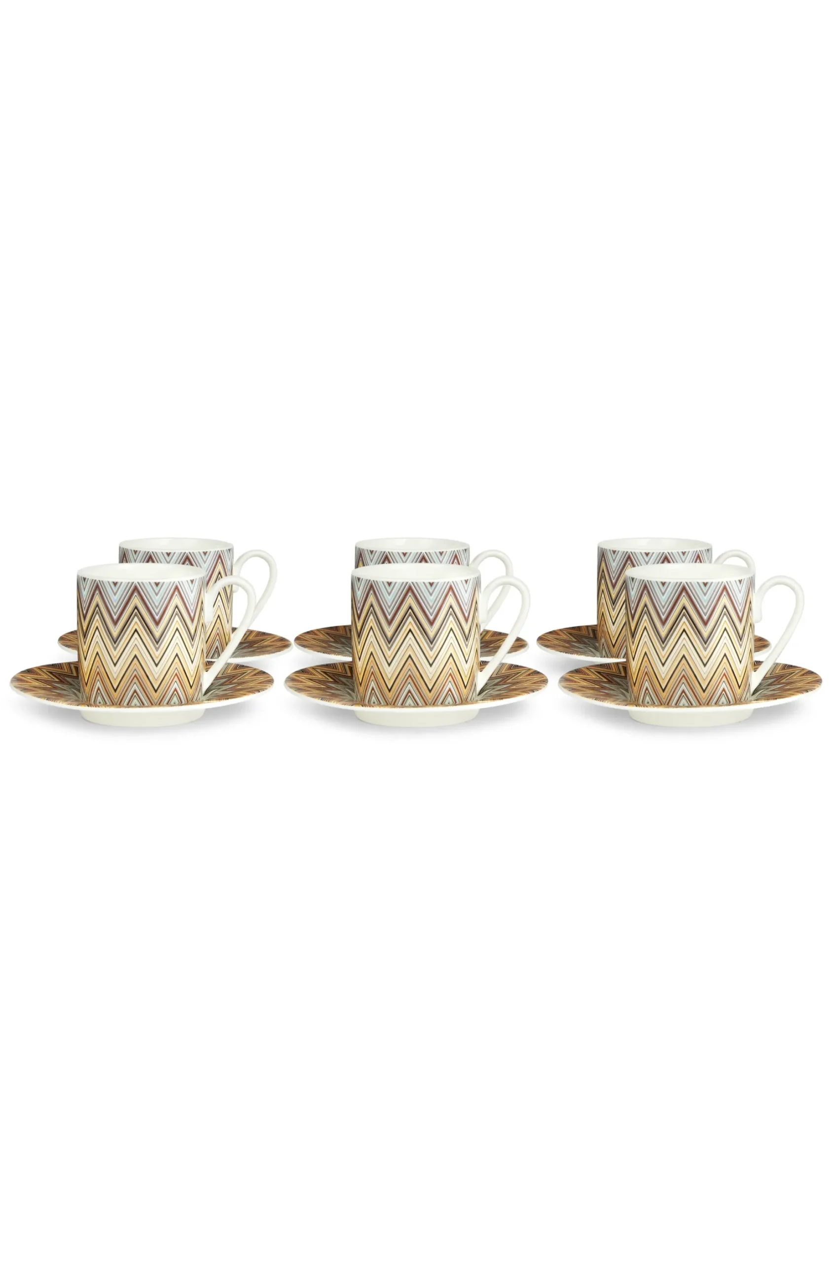 Jarris Tazza Caffe Set 6 Pz C/Piattino