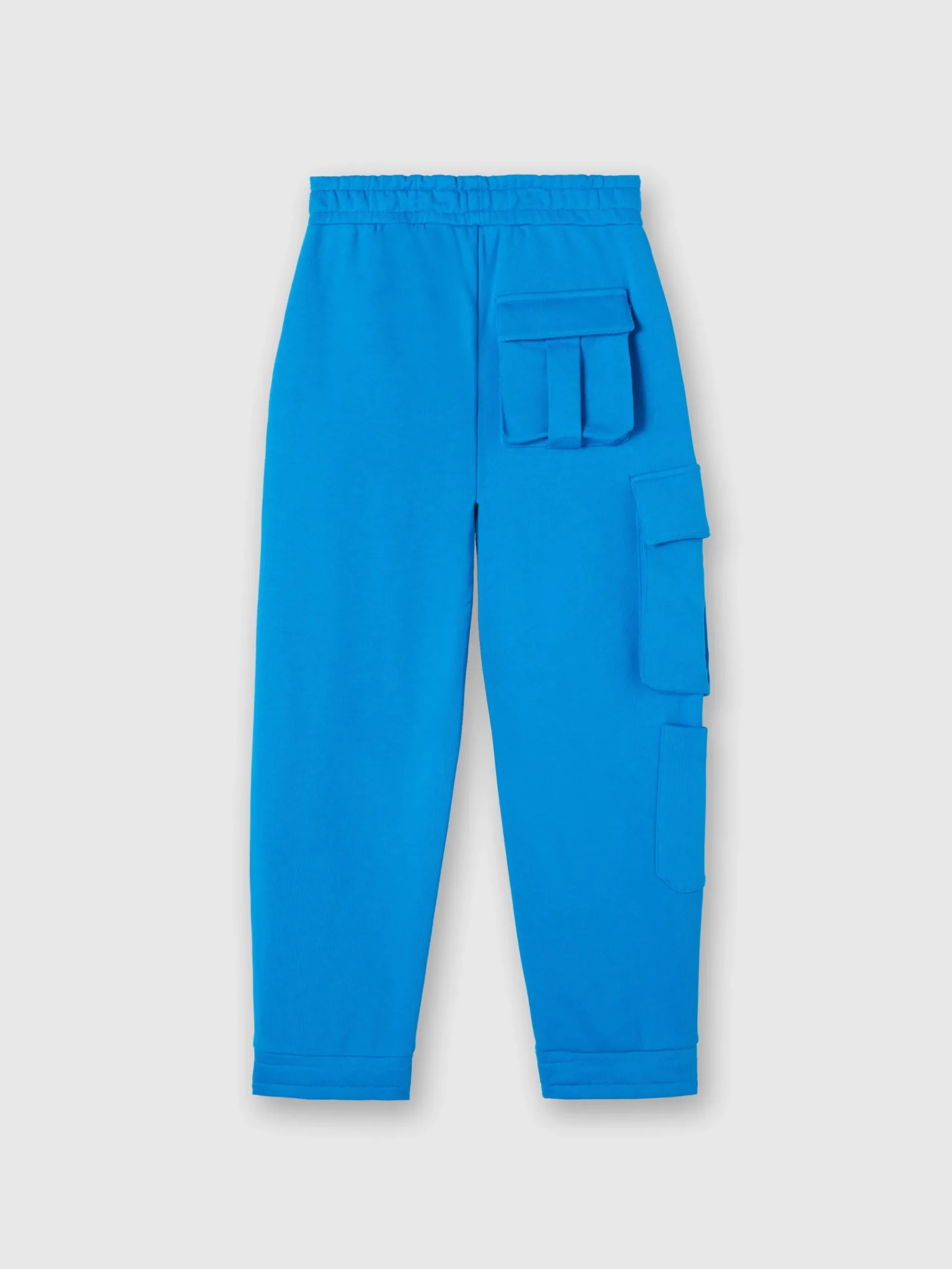 Joggers cargo in cotone con scritta logo