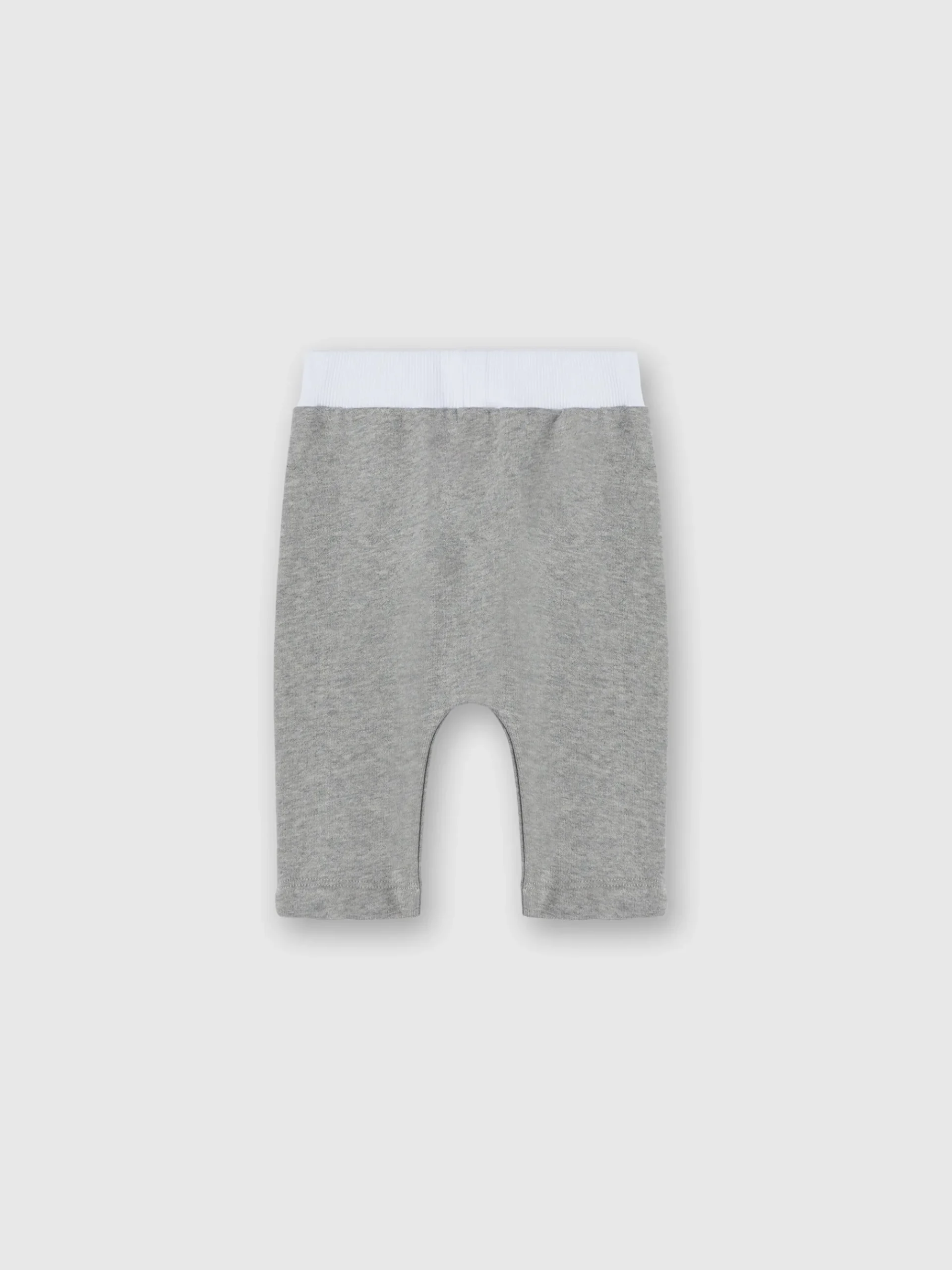 Joggers in cotone con stampa logo a rilievo