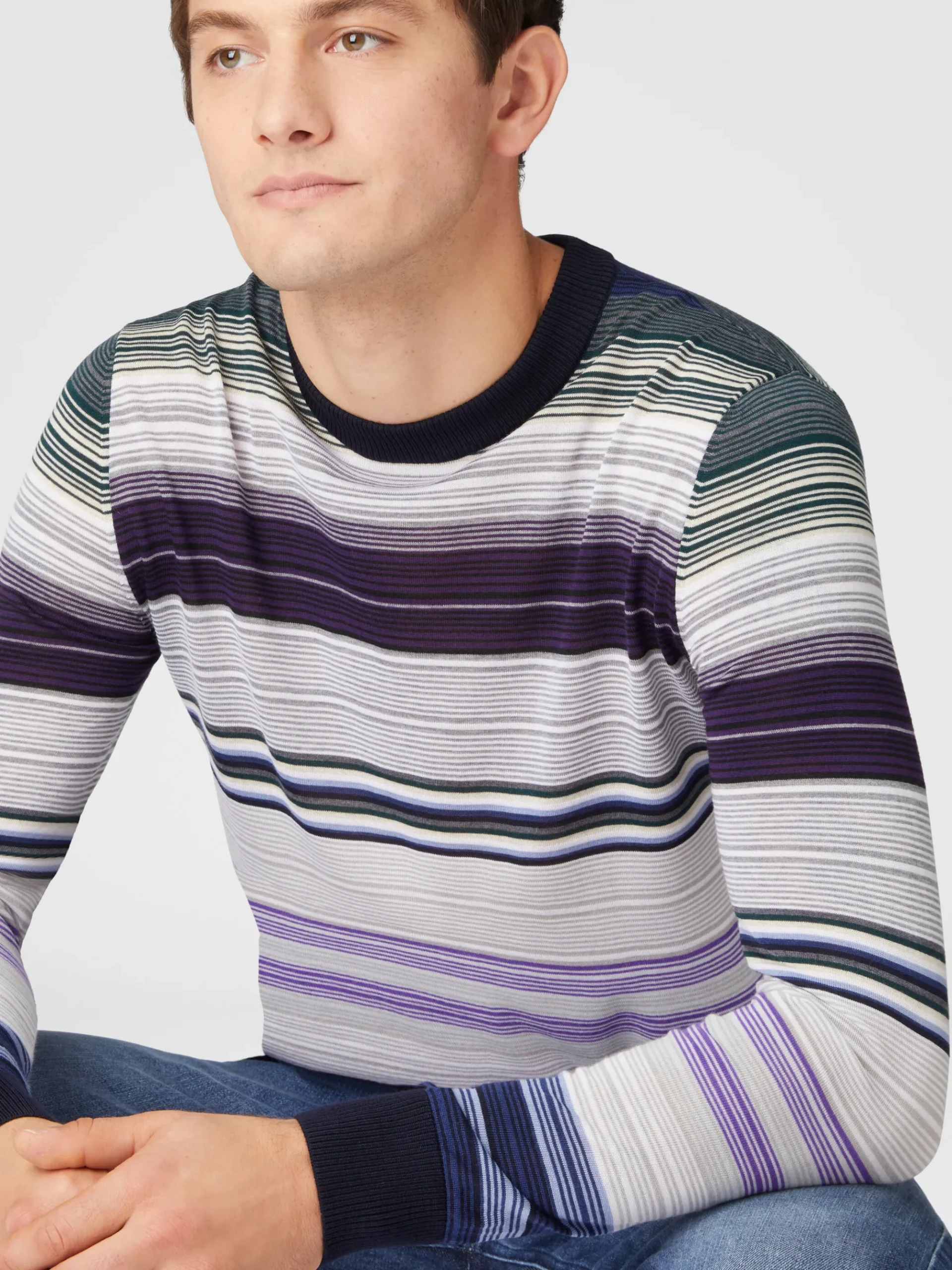 Maglia girocollo in lana