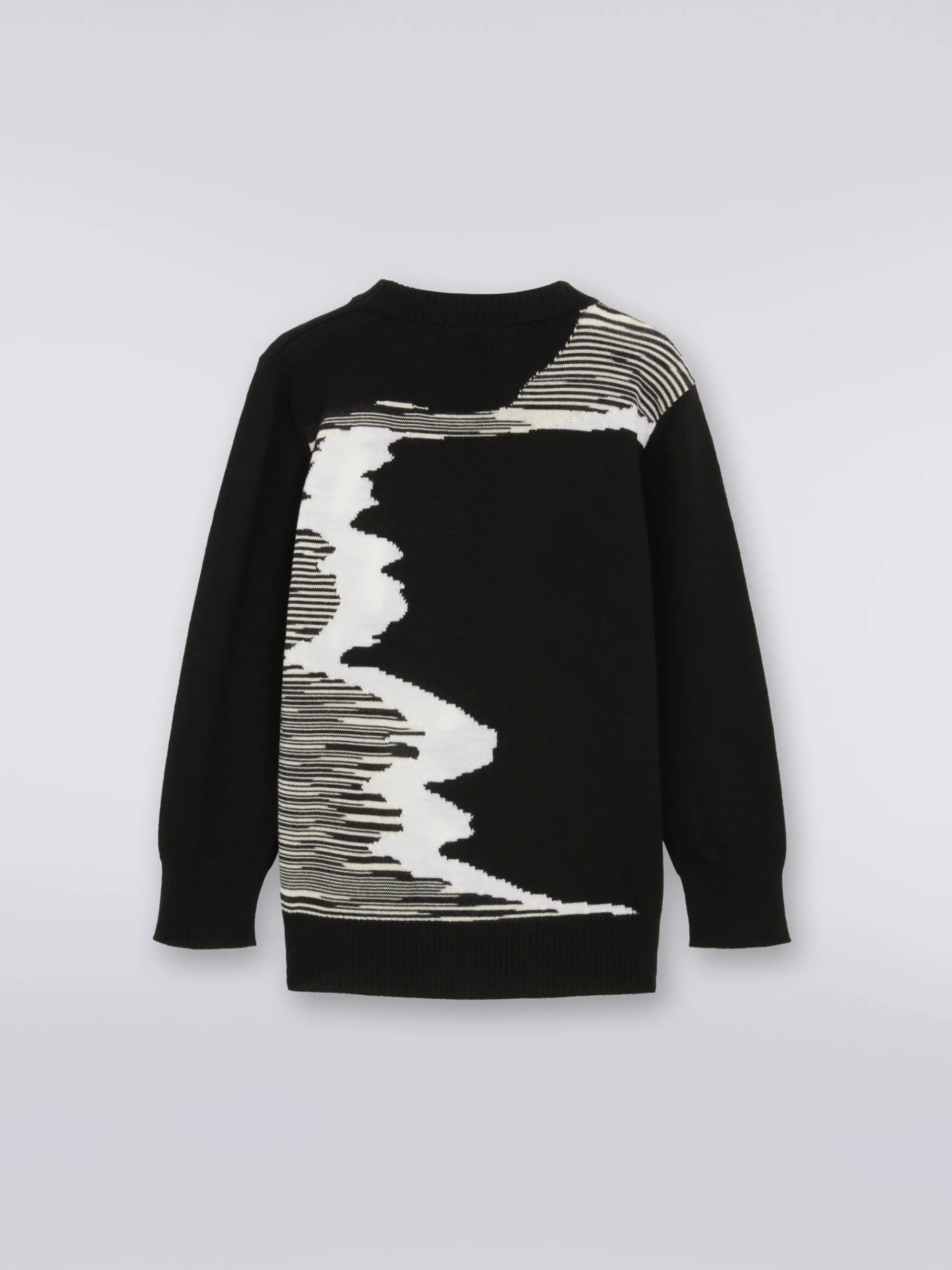 Maglia girocollo in pura lana vergine