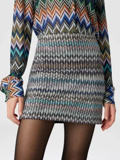 Mingonna zig zag con paillettes