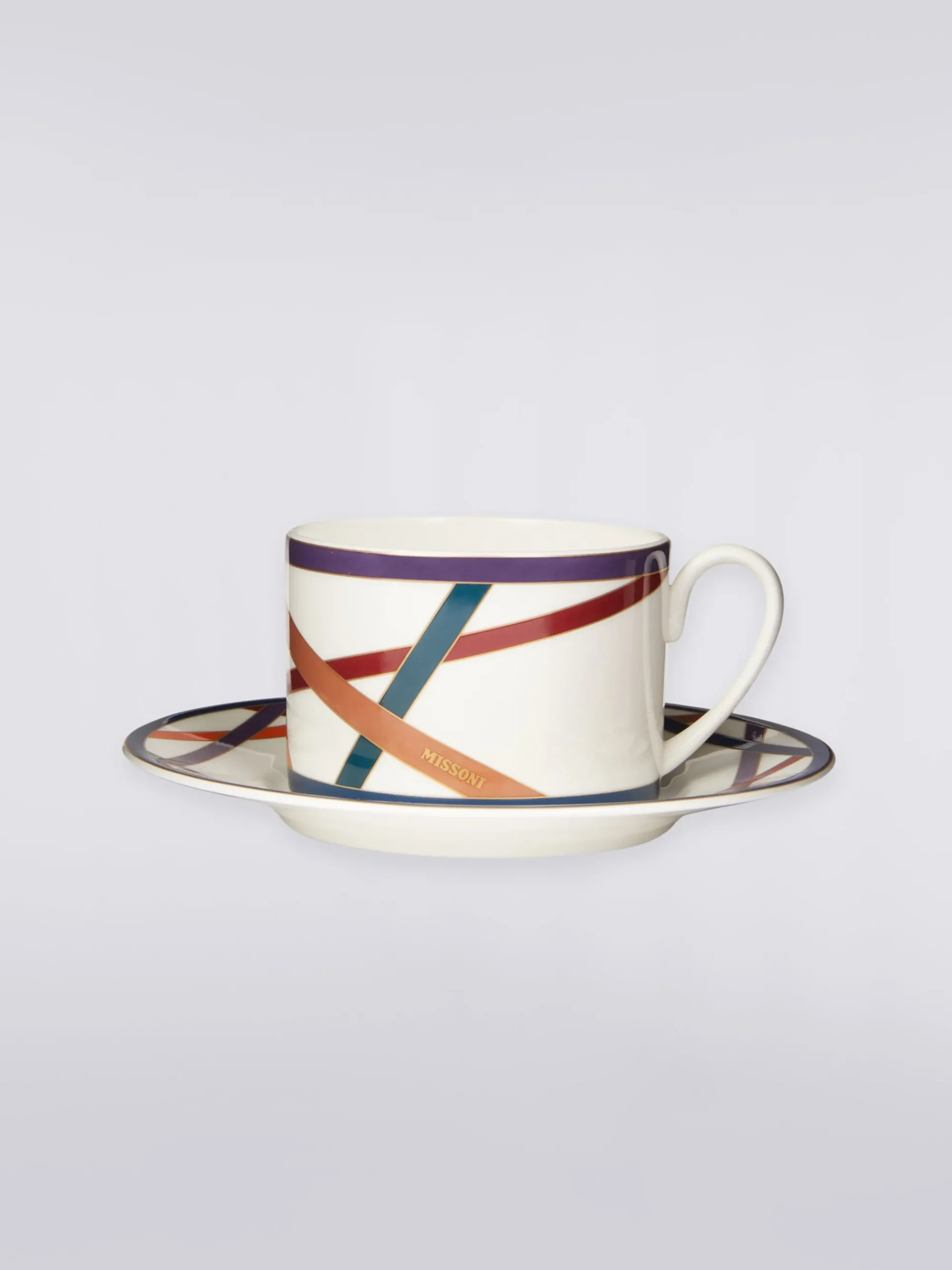Nastri Tazza Tè Set 6 Pz C/Piattino