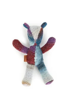 Orso Bruno Pupazzo In Cotone E Lurex 20 Cm