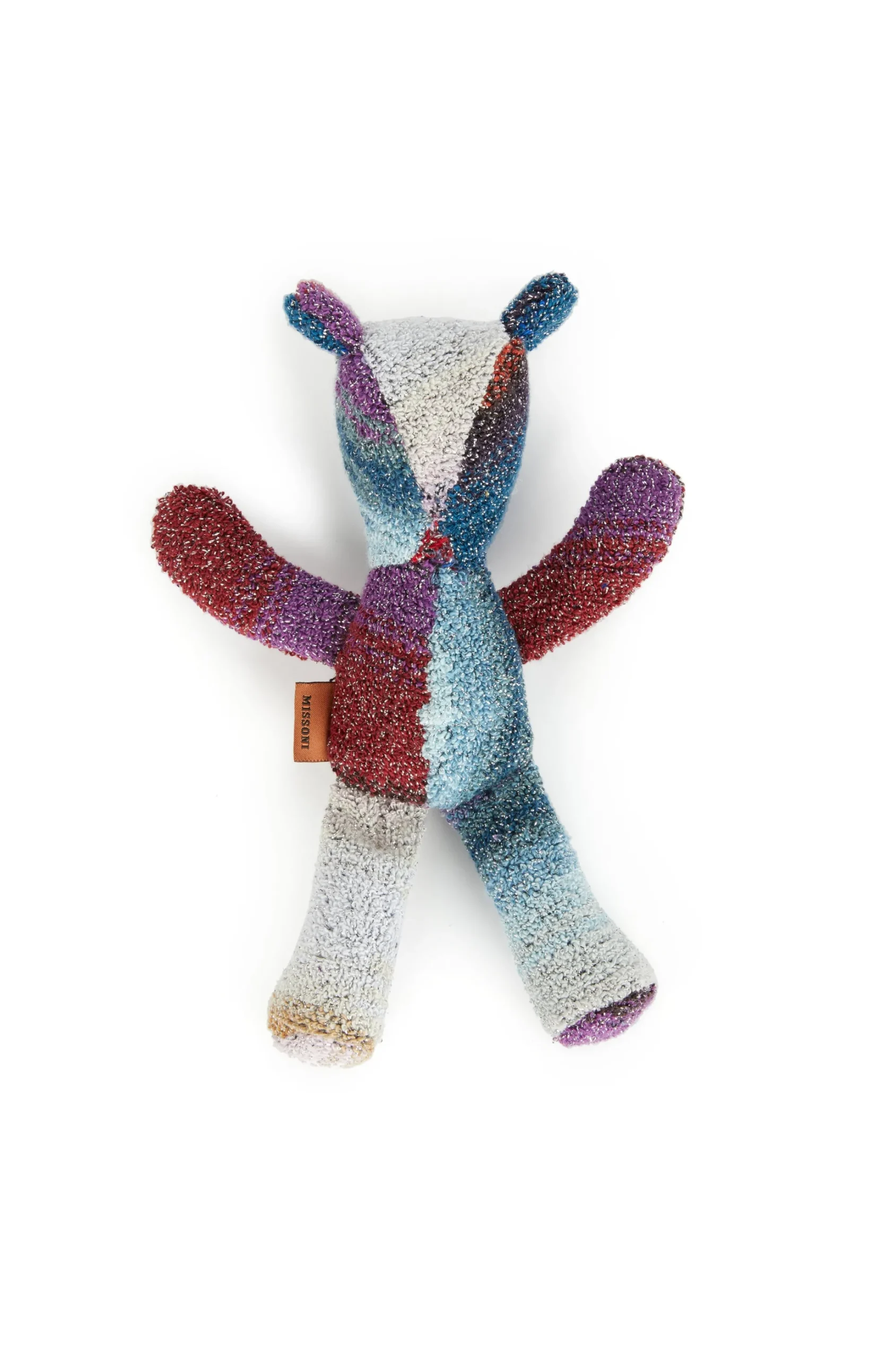 Orso Bruno Pupazzo In Cotone E Lurex 20 Cm