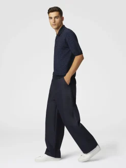 Pantaloni cargo in drill di misto cotone