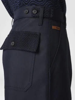 Pantaloni cargo in drill di misto cotone