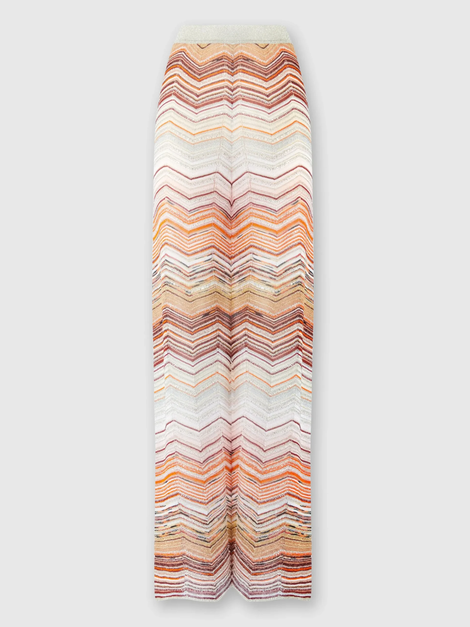 Pantapalazzo chevron lamé con paillettes